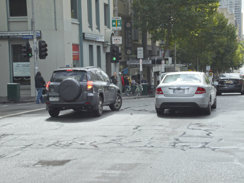 Right turn, Melbourne